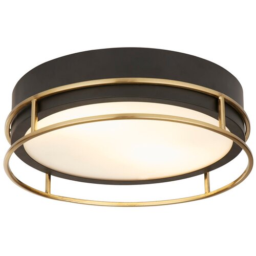 Searchlight Vgradna svetilka Phoenix 2, črna, medenina, matirano steklo, (22100769) Cene