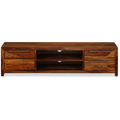 Maison Chic TV omarica - TV stojalo - Televizijska omarica iz masivnega palisandra 120x30x30 cm, (21698664) Slike