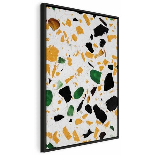  Slika - Terrazzo (1 Part) Vertical 60x90 U crnom drvenom okviru Cijene