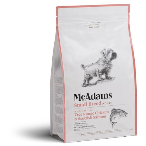 McAdams Small Breed Free Range Chicken & Sustainable Salmon - 2 kg Cene