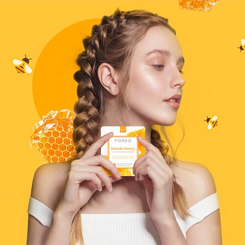 Foreo UFO&amp;trade; Manuka Honey revitalizacijska maska 6 x 6 g Slike