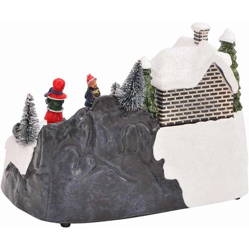 VidaXL Božični dekor za mizo večbarvno 16 x 11,5 x 13 cm Plastika Slike