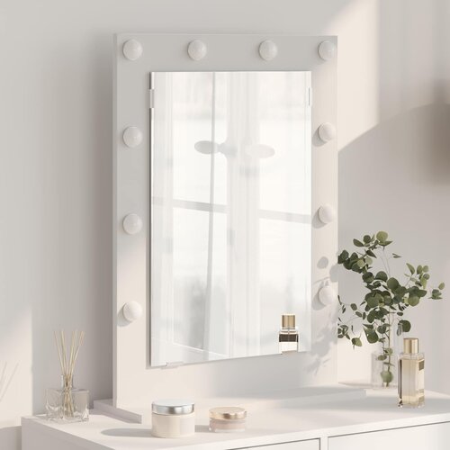  Ogledalo za Toalet Pravokutni Bijelo 70 x 50 x 18 cm Slike