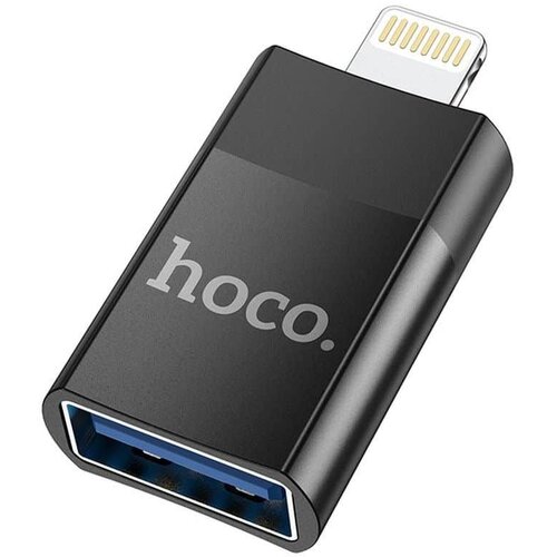 Hoco Adapter HOCO. UA17 USB A (female) na lightning crni Cene