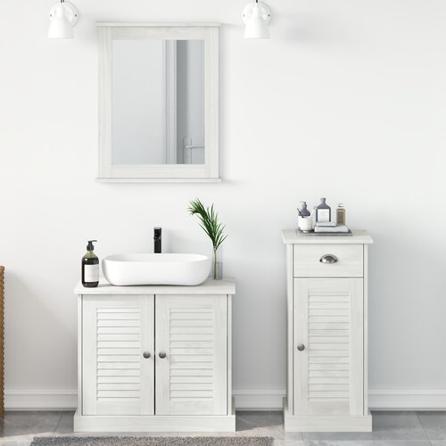 vidaXL set namještaja za kupaonicu 3 pcs smeđa 37 x 34 x 80 cm Cene