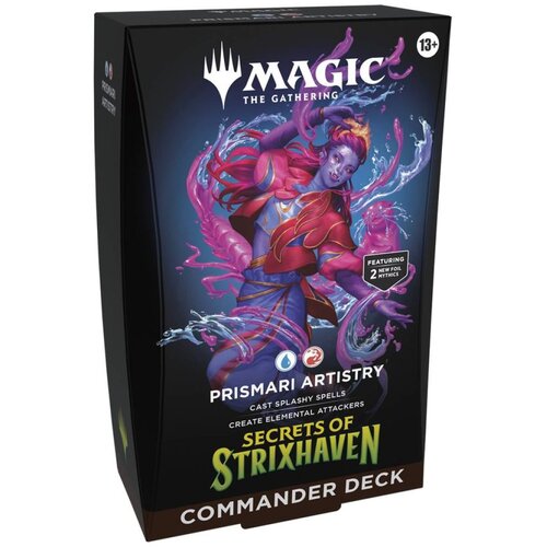 Wizards dru&scaron;tvena igra - magic the gathering - tcg secrets of strixhaven - commander deck - prismary artistry Cene