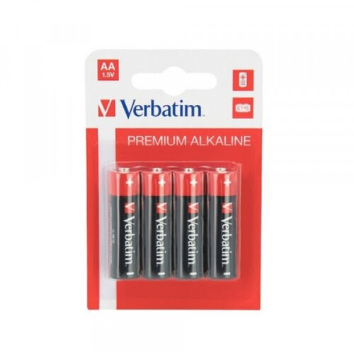  Baterija LR 6 alkalna Verbatim AA 1/4 blister Cene