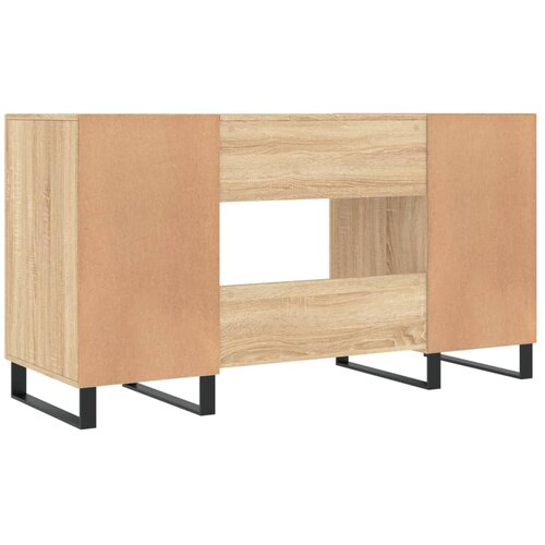  Radni stol boja hrasta sonome 140x50x75 cm konstruirano drvo Slike