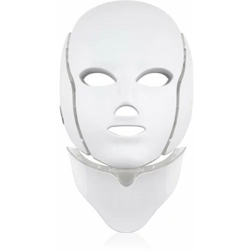 Palsar7 LED Mask Face and Neck negovalna maska LED za obraz in vrat White 1 kos