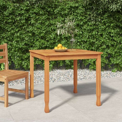  Vrtni blagovaonski stol 85 x 85 x 75 cm od masivne tikovine Cijene