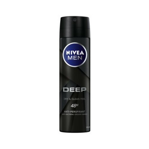 Nivea men anti-perspirant deep dry & clean feel dezodorans sprej 150ml Cene