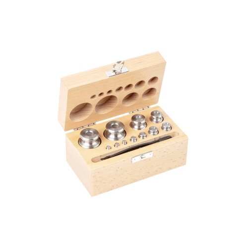 Kern Set utega 354-04, OIML klasa M2, nazivna vrijednost 1 g - 200 g, gumb, fino tokareni nehrđajući čelik (OIML), u dr Cijene