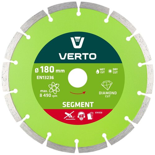 Verto Dijamantski disk za brusilice &amp;quot;Segment&amp;quot; Slike