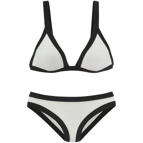 VENICE BEACH Sportski bikini crna / bijela
