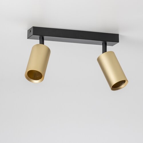  Brilagi - LED RGBW prigu&amp;scaron;iva spot svetlo SELE GOLDEN 2xGU10/6W/230V crna/zlatna Slike