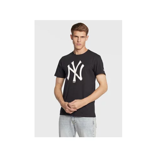 New Era Majica New York Yankees 11204000 Mornarsko modra Regular Fit