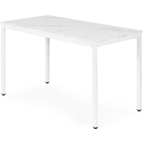 Modern Home stol za kuhinju i blagovaonicu za 4&amp;ndash;5 osoba / računalni stol 120 &amp;times; 60 cm &amp;ndash; bijeli mramor Slike