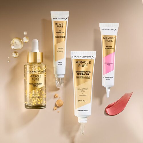 Max Factor Miracle Pure kremasti korektor protiv oticanja i tamnih krugova nijansa 03 Peach 10 ml Slike