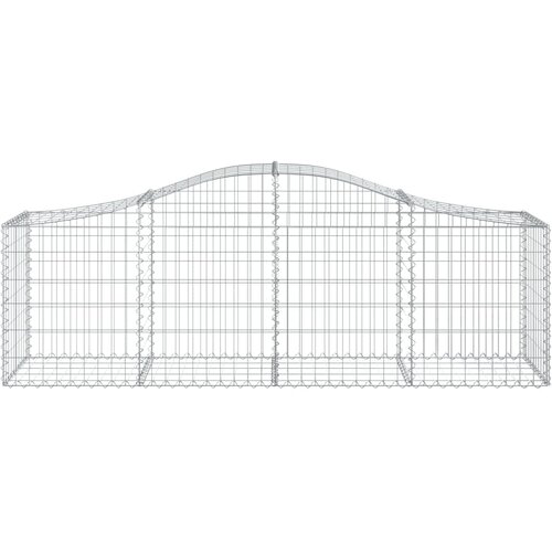  Lučne gabionske ko&amp;scaron;are 13 kom 200x50x60/80 cm pocinčano željezo Slike