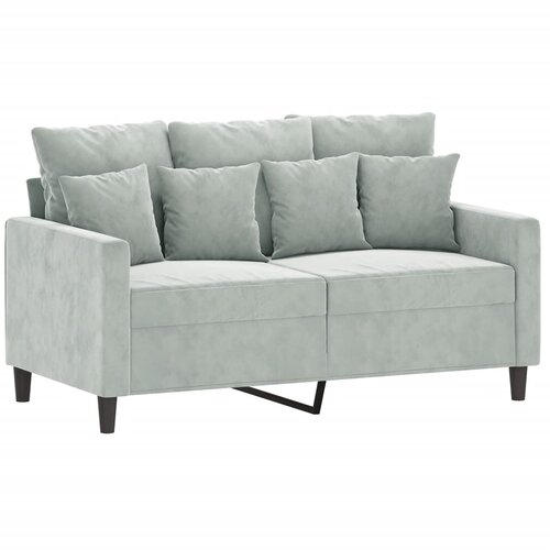  3-dijelni set sofa s jastucima svjetlosivi bar&amp;scaron;unasti Slike