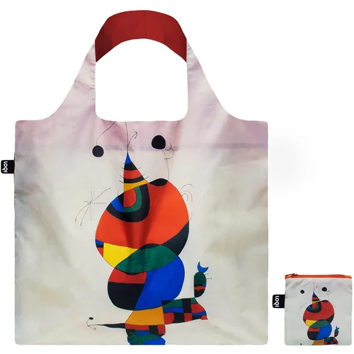 Loqi Joan Miro - Woman, Bird and Star Recycled Bag