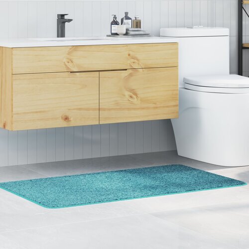 vidaXL Kopalne preproge Turkizna Mikrovlakna 70 x 120 cm Pravokotna Cene