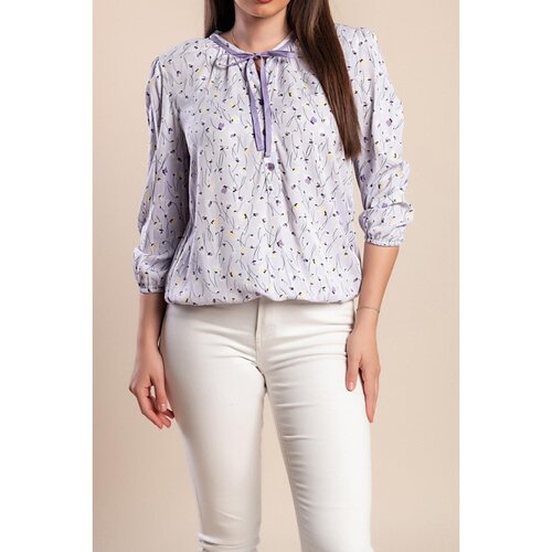 Fenzy Bluza S Printom, Lila Slike