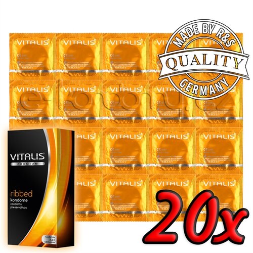 Vitalis Premium ribbed 20 pack Cene