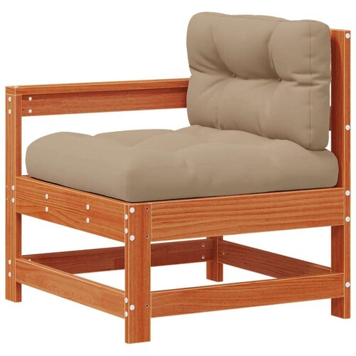  Set lounge namje&amp;scaron;taja za vrt 7 pcs Vosak smeđa i taupe - Vosak smeđa bor Slike