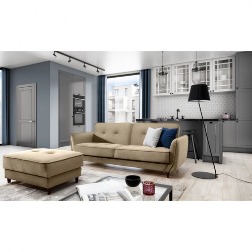 ELTAP Elegantna sofa Bellis s leajem i spremitem-Monolith 09 Slike