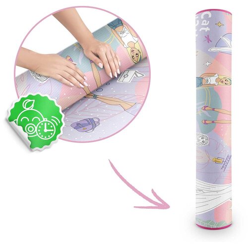 Ricokids model Fashion XXL podloga za bojanje + flomasteri GRATIS 120 x 90 x 0,3 cm Slike