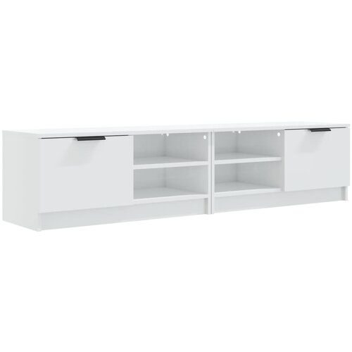 vidaXL TV omarica 2 kosa visok sijaj bela 80x35x36,5 cm konstr. les, (20733419) Cene