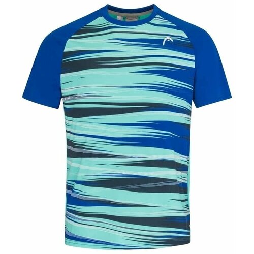 Head Topspin T-Shirt Men Royal/Print Vision 2XL Majica za tenis Cijene