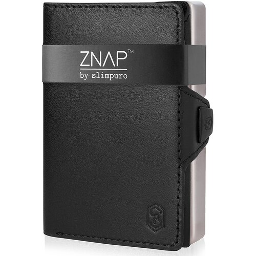 Slimpuro ZNAP, tanki novčanik, 8 kartica, pretinac za kovanice, 8,9 &amp;times; 1,5 &amp;times; 6,3 cm (&amp;Scaron; &amp;times; V &amp;times; D), RFID za&amp;scaron;tita Slike