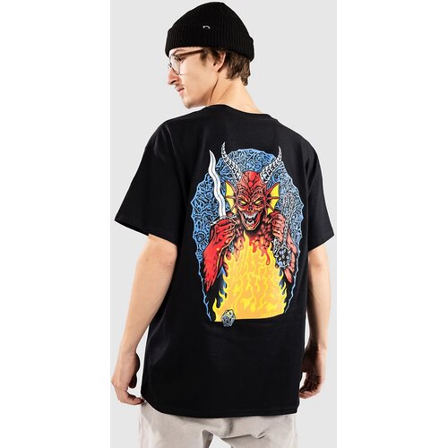 Santa Cruz X Stranger Things Hellfire Pit T-shirt black Slike