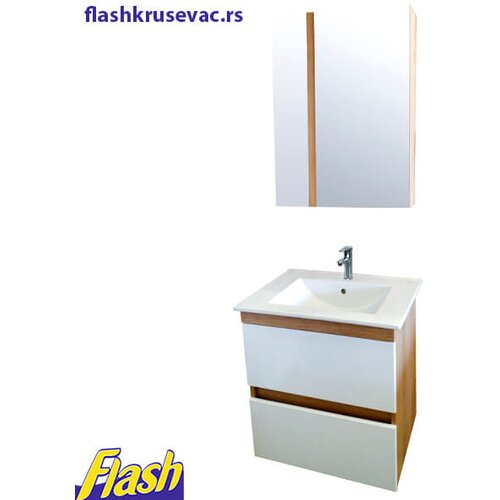  Komplet konzolni lavabo i ogledalo - MELISA 60cm Cene