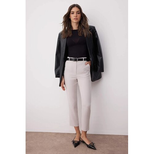 TRENDYOLMILLA Ženske pantalone TWOSS19ST0038, Sive Cene