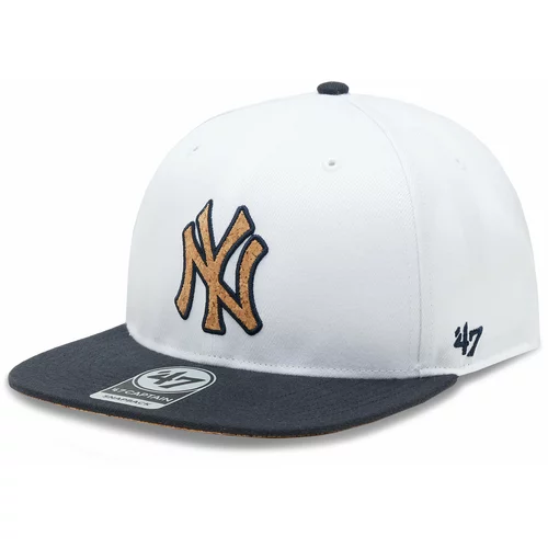 47 Brand Kapa s šiltom MLB New York Yankees Corkscrew 47 CAPTAIN B-CORKS17WBP-WH White