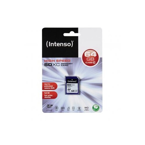Intenso SDXC Card 64GB Class 10 Slike