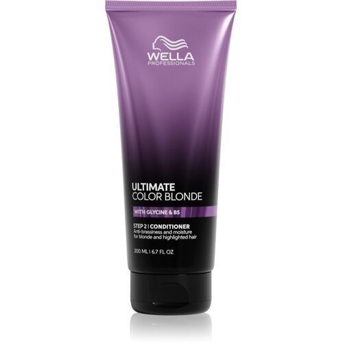 Wella Professionals Ultimate Color Blonde vlažilni balzam za nevtralizacijo rumenih odtenkov za posvetljene, melirane hadne blond lase 200 ml Slike