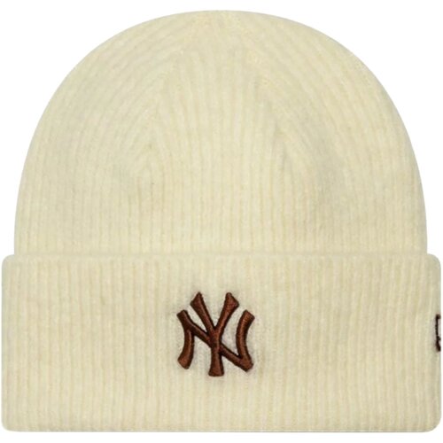 New Era Kape Wmns Wide Cuff Beanie New York Yankees Hat Bež Cene