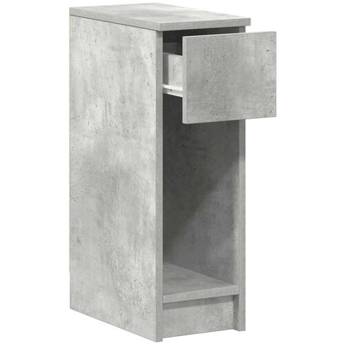 VidaXL Noćni ormarić s ladicom beton sivi 20x36x60 cm Slike