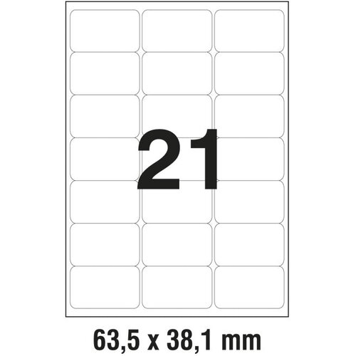  ETIKETE LK 63,5X38,1MM POLYESTER PK25L ZWECKFORM L7560-25 PROZIRNE Cijene