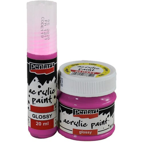 Akrilna boja sjajna 20ml | mallow Slike