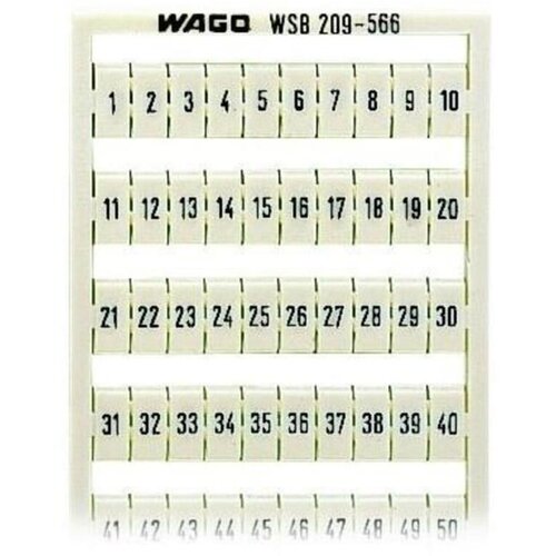 Wago GmbH &amp;amp; Co. KG Sistem za označevanje WSB 209-566, (20891676) Slike