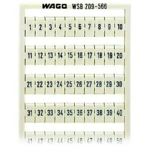 Wago GmbH & Co. KG Sistem za označevanje WSB 209-566, (20891676)