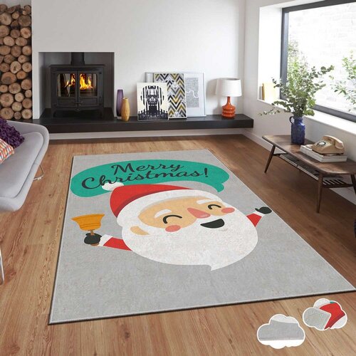 Conceptum Hypnose tepih s novogodišnjim motivima Asr-Crpt-37, Pravougaoni, 140 x 220 cm, Šareni Cene