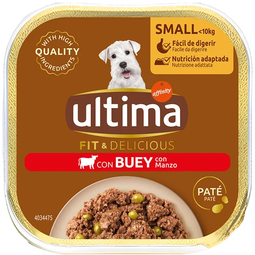 Affinity Ultima Ultima Fit & Delicious Paté Mini za pse 22 x 150 g – Govedina