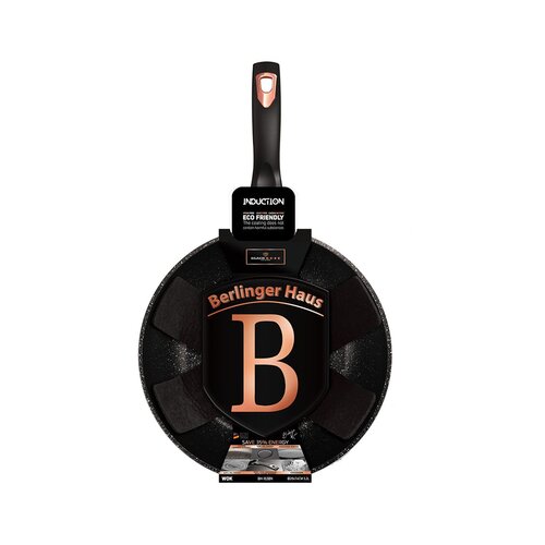 Berlinger Haus BH/1638N wok ponev 28 cm, black rose collection Slike