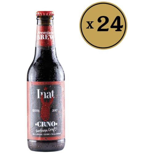 INAT Pivo Crno, 0.33l, 24 komada Slike